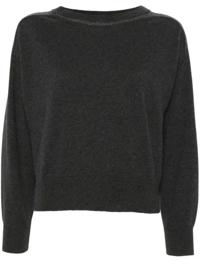 Brunello Cucinelli Cashmere Sweater In Grey