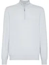 Brunello Cucinelli Cashmere Sweater In Grey