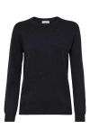 Brunello Cucinelli Long-sleeved Cashmere-knit Top In Lignite Grey
