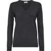 Brunello Cucinelli Cashmere Sweater In Lignite Grey