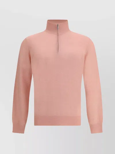 BRUNELLO CUCINELLI CASHMERE SWEATER LUXE HIGH COLLAR