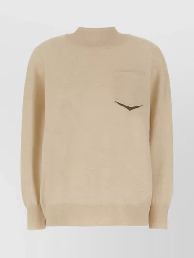 BRUNELLO CUCINELLI CASHMERE SWEATER METAL POCKET
