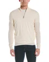 Brunello Cucinelli Half-zip Neutrals Sweater With Fitted Silhouette In Multi