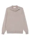 Brunello Cucinelli Cashmere Sweater In Neutral