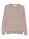 Brunello Cucinelli Cashmere Sweater In Neutral