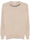 Brunello Cucinelli Cashmere Sweater In Neutrals
