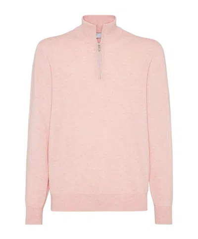 BRUNELLO CUCINELLI BRUNELLO CUCINELLI HIGH-NECK LONG SLEEVED SWEATER