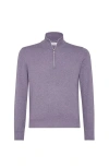 Brunello Cucinelli Cashmere Sweater In Purple