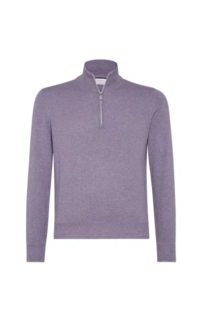 Brunello Cucinelli Cashmere Sweater In Purple