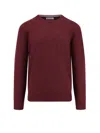 Brunello Cucinelli Red Cashmere Sweater In Purple