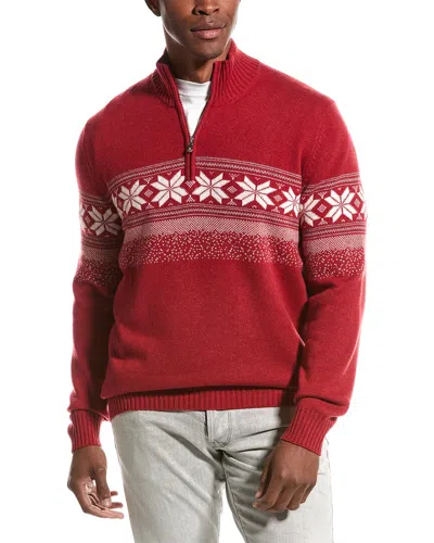 Brunello Cucinelli Cashmere Sweater In Red