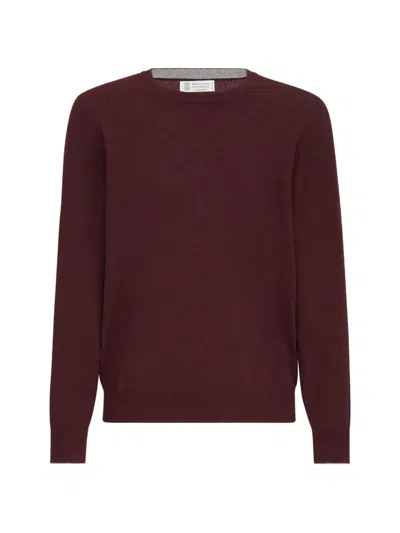 Brunello Cucinelli Cashmere Crewneck Sweater In Multi