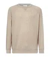 Brunello Cucinelli Sweatshirt-style Sweater In Brown