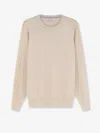 Brunello Cucinelli Cashmere Sweater In Sand