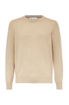 Brunello Cucinelli Cashmere Crew-neck Sweater In Sand