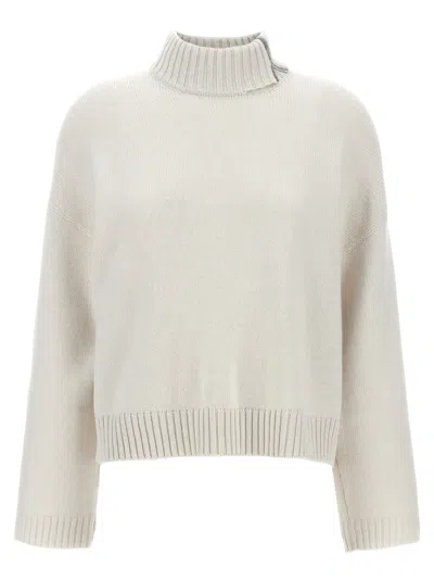 Brunello Cucinelli Cashmere Sweater Sweater, Cardigans In White