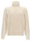 Brunello Cucinelli Cashmere Sweater In White