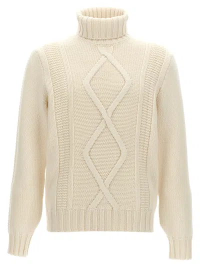 Brunello Cucinelli Cashmere Jumper In White