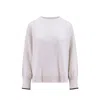Brunello Cucinelli Cashmere Sweater Women In White