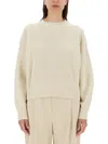 Brunello Cucinelli Cashmere Sweater In White