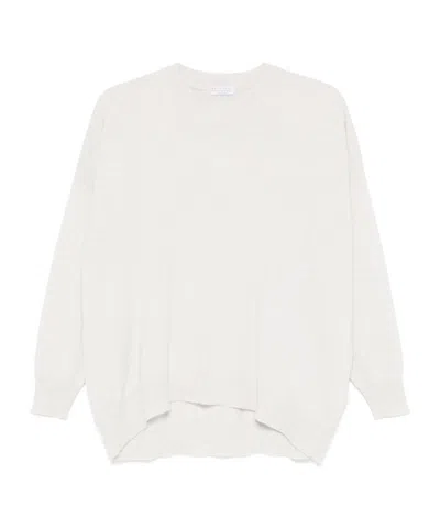 Brunello Cucinelli Cashmere Sweater In White