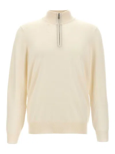 Brunello Cucinelli Cashmere Jumper In White