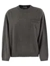 Brunello Cucinelli Women's Cashmere Sweater With Breast Pocket And Necklace