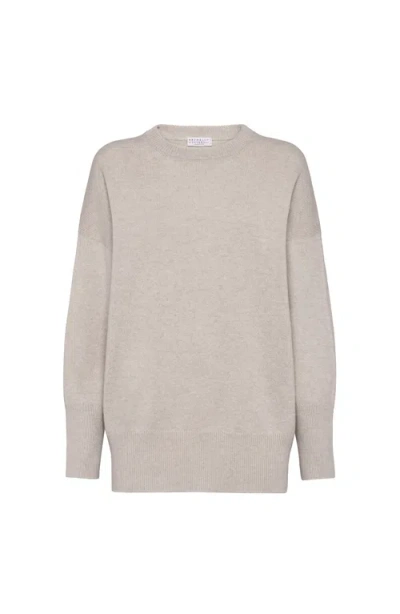 Brunello Cucinelli Cashmere Sweater With Monili