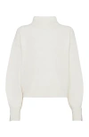 Brunello Cucinelli Cashmere Sweater With Monili In Panama