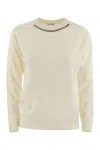 Brunello Cucinelli Monili-chain Knitted Top