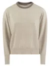 BRUNELLO CUCINELLI BRUNELLO CUCINELLI CASHMERE SWEATER WITH NECKLACE