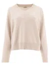 Brunello Cucinelli Paper Yarn And Mohair Sweater With Lurex Effect