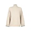 Brunello Cucinelli Cashmere Sweater Women In Neutral