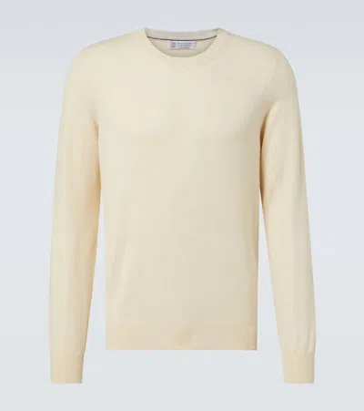 Brunello Cucinelli Cashmere Sweater In Brown