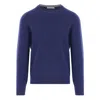 Brunello Cucinelli Relaxed Fit Blue Cashmere Sweater In Blue