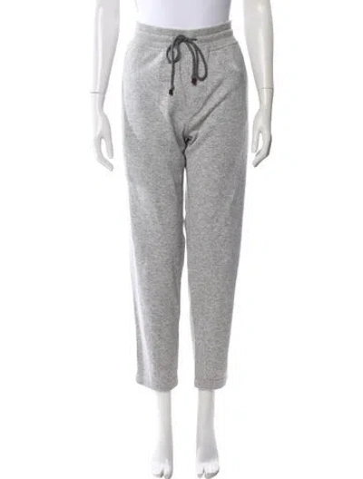 Pre-owned Brunello Cucinelli Cashmere Sweatpants In Gray
