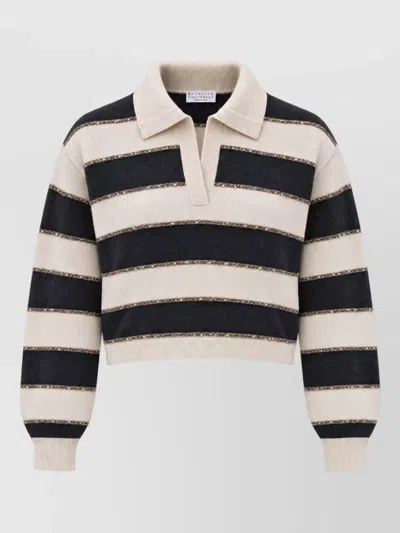 Brunello Cucinelli Cashmere Sweatshirt In Black