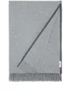 Brunello Cucinelli Cashmere Throw (140cm X 140cm) In Grey