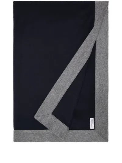 Brunello Cucinelli Cashmere Throw In Blue
