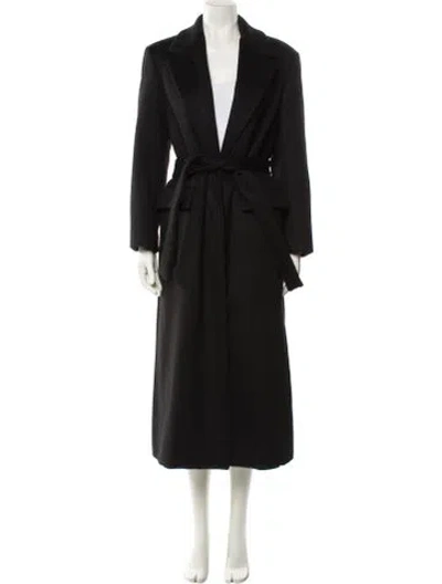Pre-owned Brunello Cucinelli Cashmere Trench Coat In Black