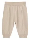Brunello Cucinelli Seam-detail Cashmere Trousers In Neutral