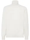 Brunello Cucinelli Men Cashmere Turtle Neck Jumper In Multi