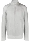 Brunello Cucinelli Ribbed Cashmere Funnel-neck Sweater With Raglan Sleeves In Multi