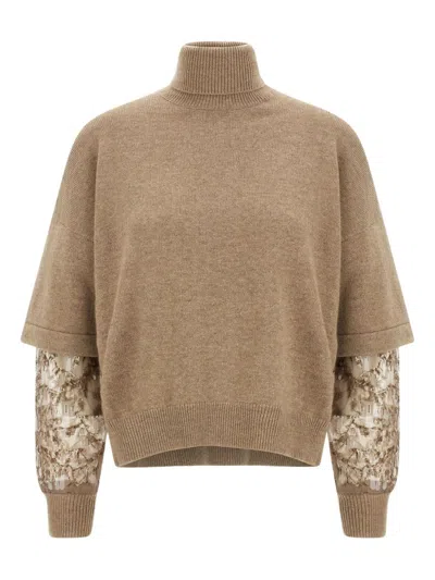 BRUNELLO CUCINELLI BRUNELLO CUCINELLI CASHMERE TURTLE-NECK JUMPER