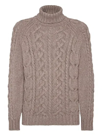BRUNELLO CUCINELLI CASHMERE TURTLE-NECK SWEATER