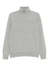 Brunello Cucinelli Cashmere Turtle-neck Sweater In Blue
