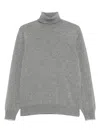 Brunello Cucinelli Men Cashmere Turtle-neck Sweater In Gray