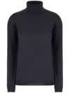 Brunello Cucinelli Cashmere Turtle-neck Sweater In Black