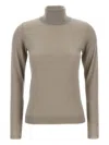 Brunello Cucinelli Sparkling Sweaters And Cardigans Beige In Neutral