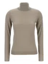 Brunello Cucinelli Sparkling Sweaters And Cardigans Beige In Neutral